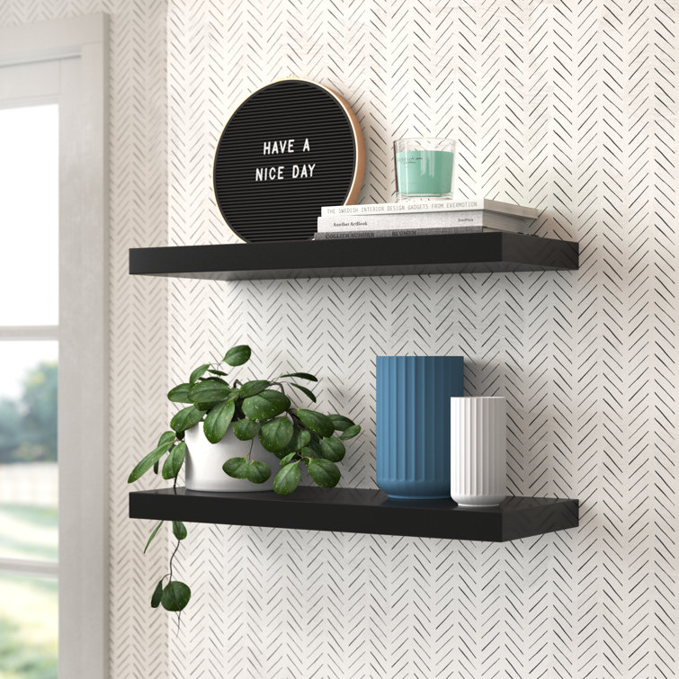 Ebern Designs Heszler 2 Piece Floating Shelf & Reviews Wayfair